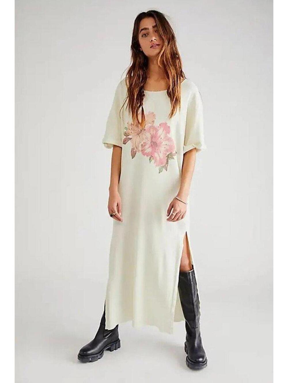 Free People Hibiscus Maxi x Vintage Souls (M)